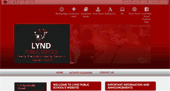 Desktop Screenshot of lyndschool.org